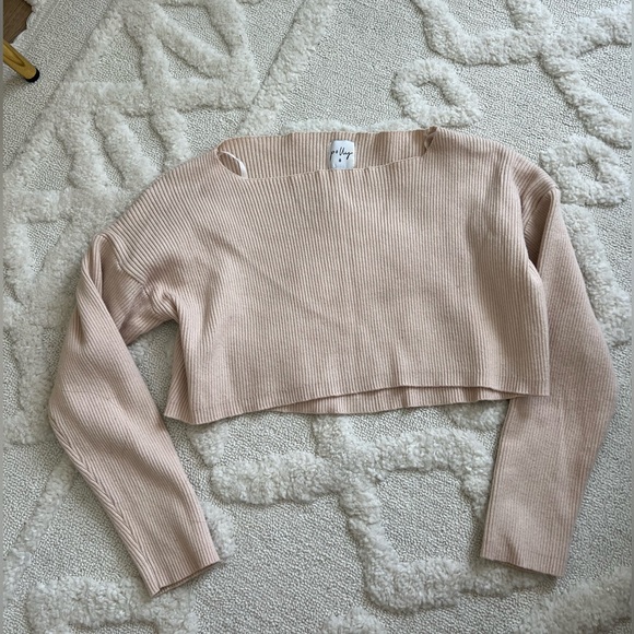 Princess Polly Off the Shoulder Cropped Sweater - Picture 2 of 5